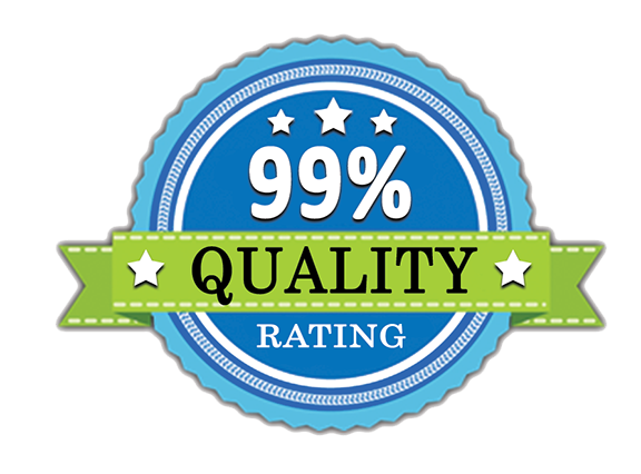 99% Quality Rating.